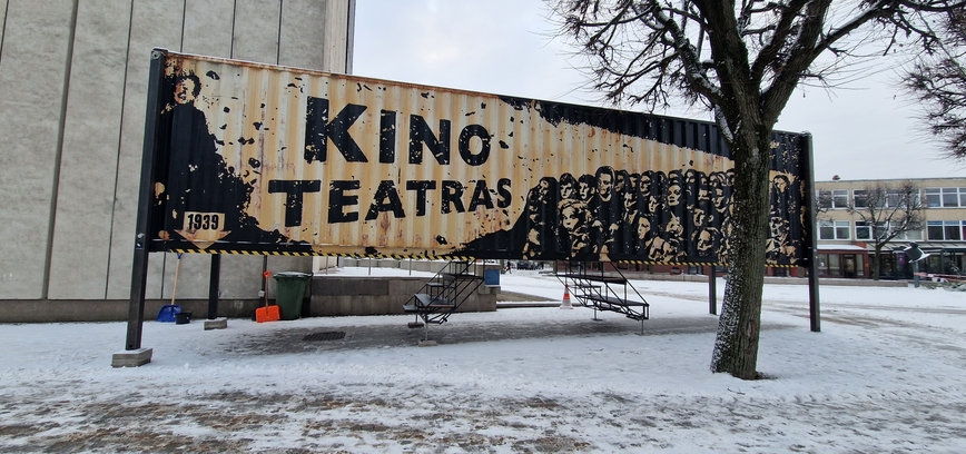 Wystawa „Kino-teatr – kryjówka przed życiem” w Alytusie