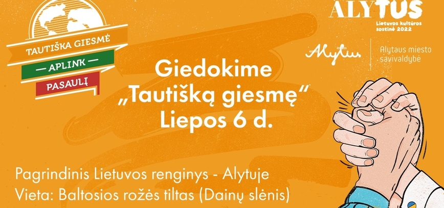 Hymn dla świata 6 lipca. w tym roku zabrzmi z Alytus