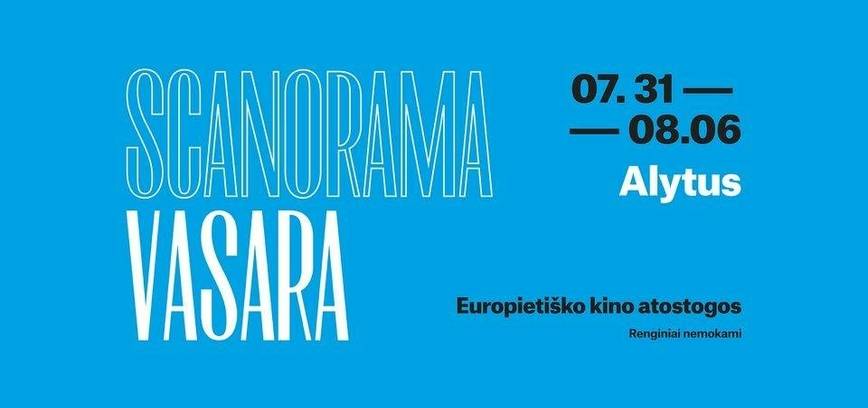 „Scanoramas vasara” zaprasza na bezpłatne wakacje w Alytus: obóz filmowy dla młodzieży i program najnowszych filmów