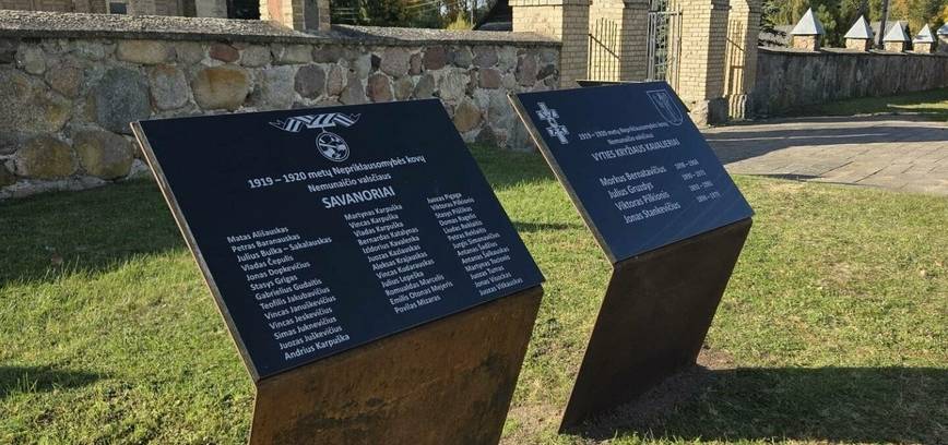 Laisvės kovotojų atminimas – pagaliau įamžintas