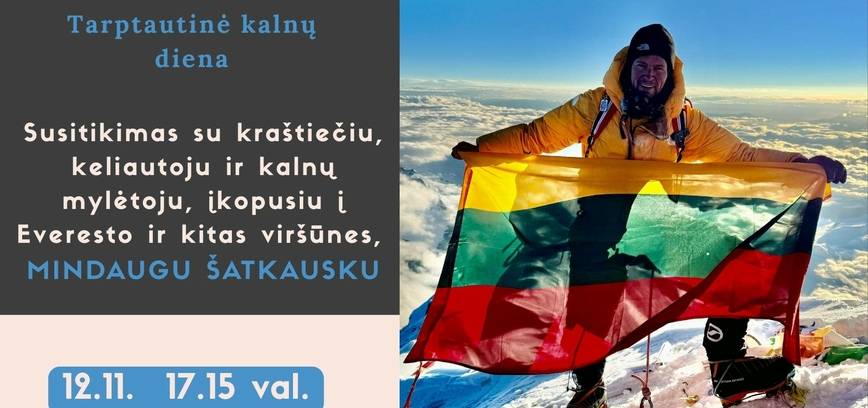 Kaip vos per dvejus metus gyvenimas gali pasikeisti neatpažįstamai: susitikimas su keliautoju, kalnų mylėtoju Mindaugu Šatkausku