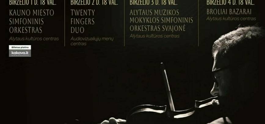 Startuoja XXIII Dainavos šalies muzikos festivalis