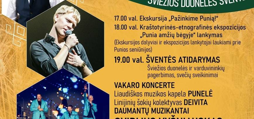 ,,Oninės'' šviežios duonelės šventė Punioje