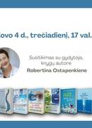 Susitikimas su gydytoja, knygų apie sveikatą autore Robertina Ostapenkiene