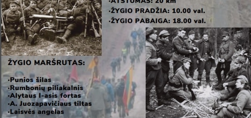 Žygis trims kartoms įamžint