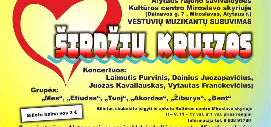 Koncertas "Širdžių kruizas"