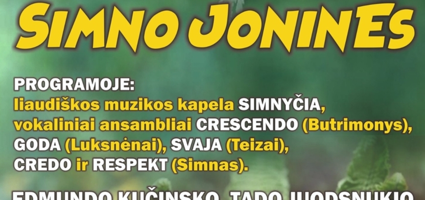 Simno Joninės