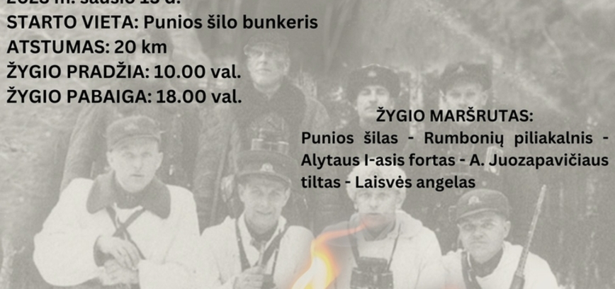 Žygis trims karių kartoms įamžinti