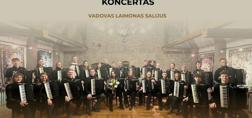 Kauno Juozo Gruodžio konservatorijos alumnų akordeonistų orkestro koncertas
