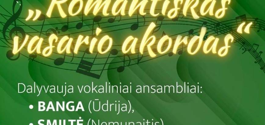 Dainų vakaras „Romantiškas vasario akordas“