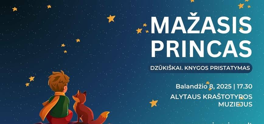 Knygos „Mažasis princas“ dzūkų tarme pristatymas