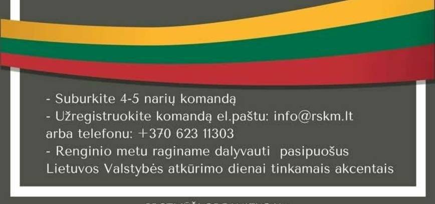 Protmūšis Lietuvos valstybės atkūrimo dienai