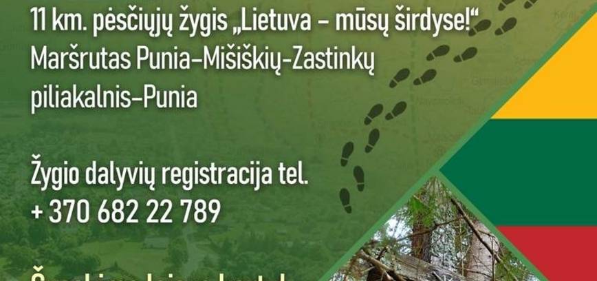 Kovo 11-oji – Lietuvos nepriklausomybės atkūrimo diena Punioje