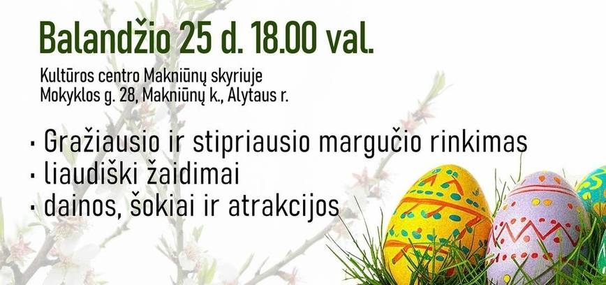 Atvelykio vakaronė „Tai gražumas to margučio“