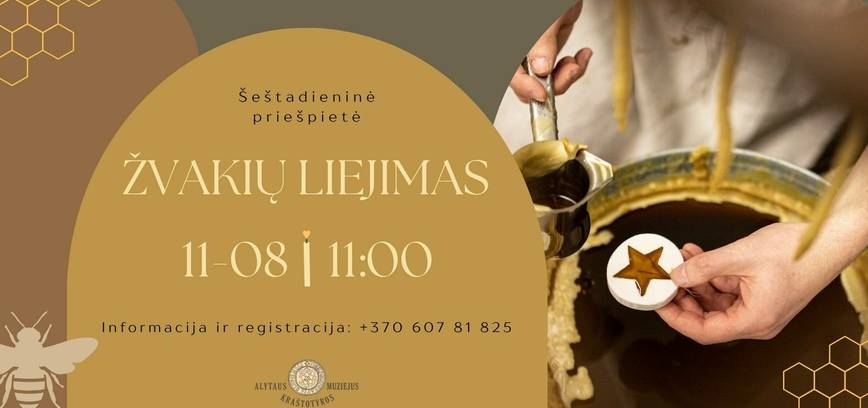 Šeštadienio priešpietė ,,Žvakių liejimas''