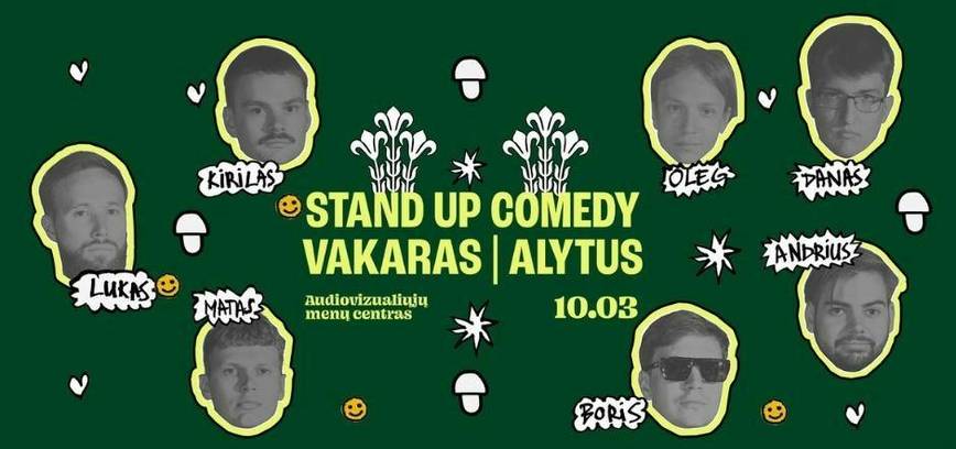 Stand up comedy vakaras. Alytus