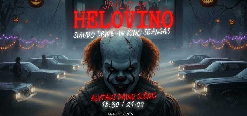 Helovino naktis. Drive-in siaubo kinas Alytuje