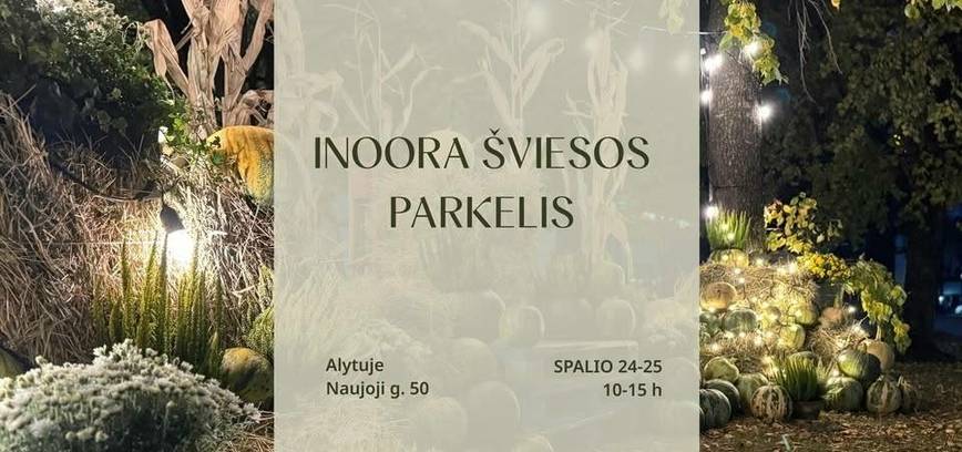 INOORA šviesos parkelis