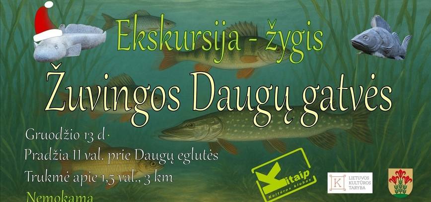 Ekskursija - žygis „Žuvingos Daugų gatvės“ ir naujos skulptūros pristatymas