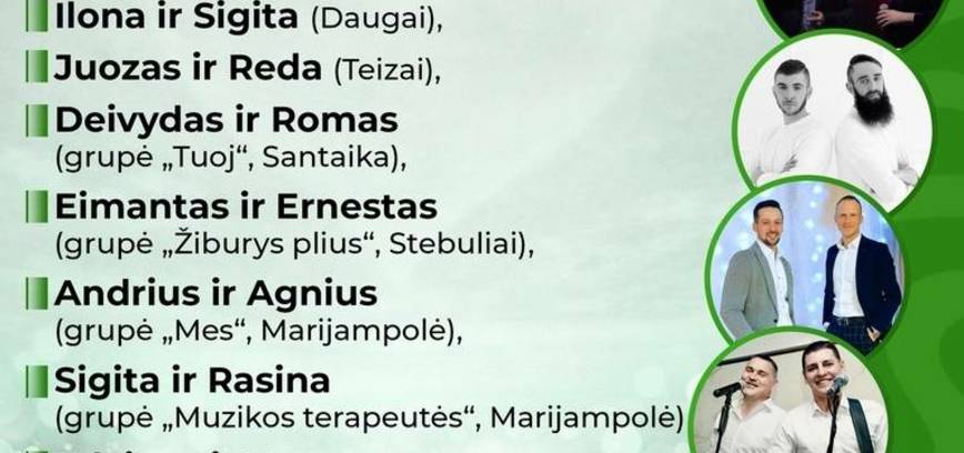 Duetų vakaras „Kai tu šalia“