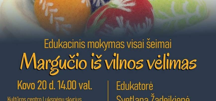 Margučio iš vilnos vėlimas