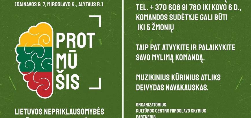 Protmūšis „Lietuvos nepriklausomybės atkūrimo dienai paminėti“