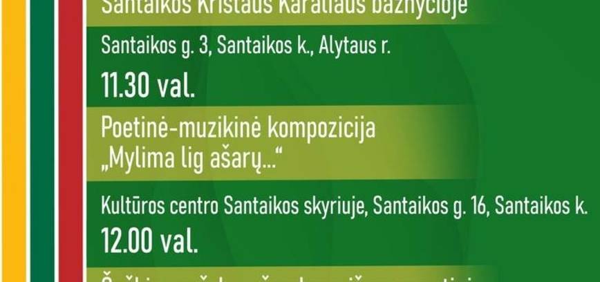 Švęskime Lietuvos nepriklausomybės atkūrimo dieną!