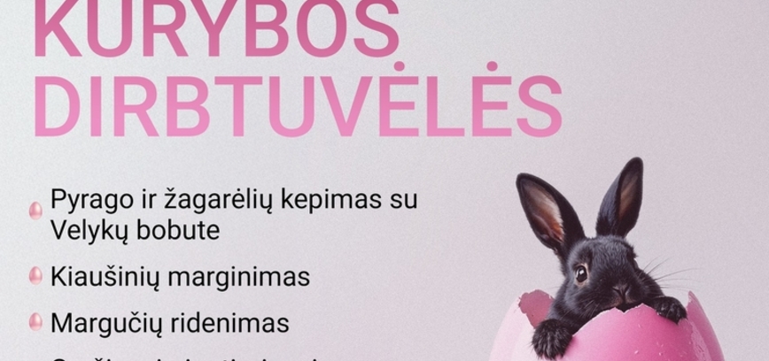 Atvelykio kūrybos dirbtuvėlės