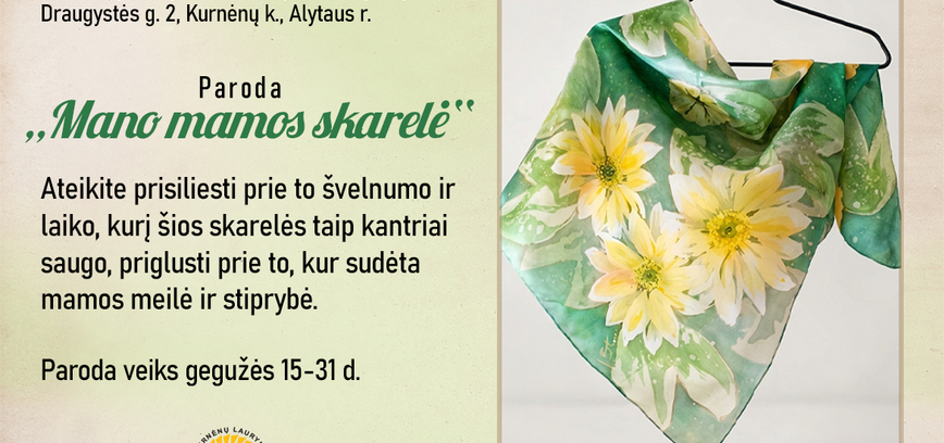 Mano mamos skarelė
