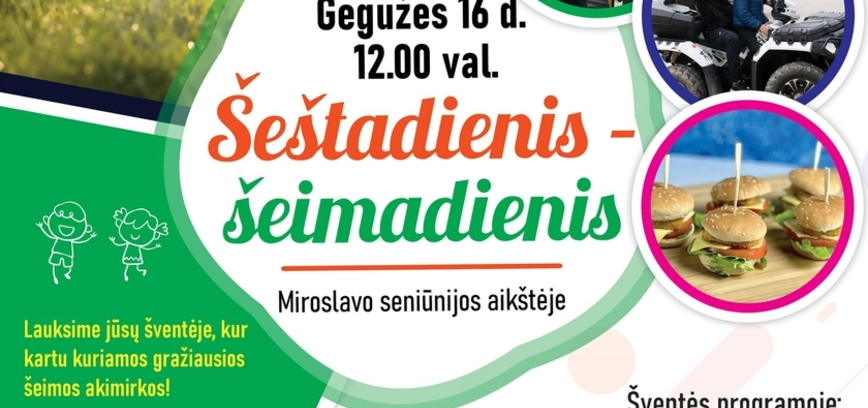 Šeštadienis – šeimadienis