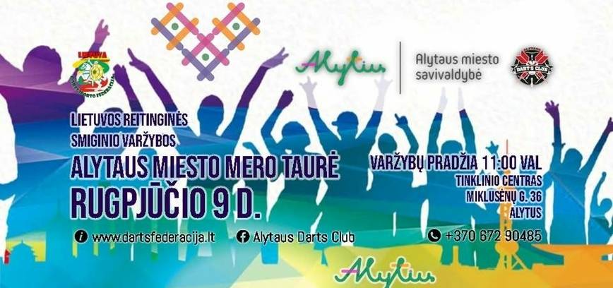 Lietuvos smiginio reitinginės varžybos „Alytaus miesto mero taurė“