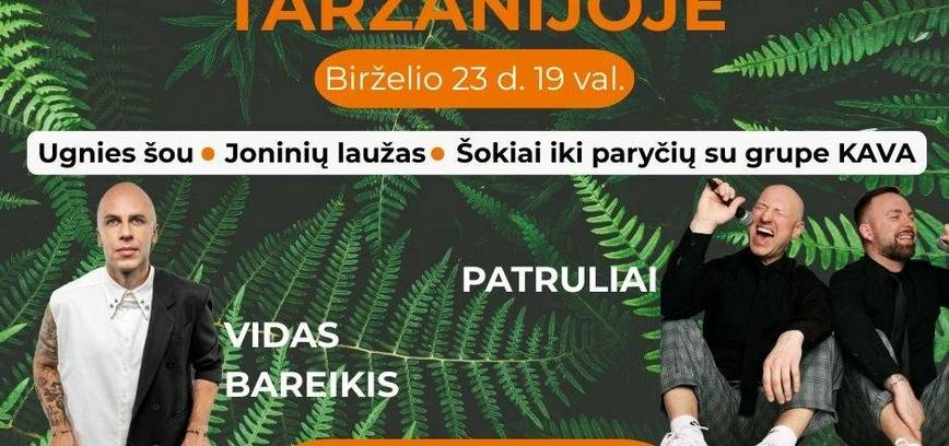 Joninės iki paryčių Tarzanijoje