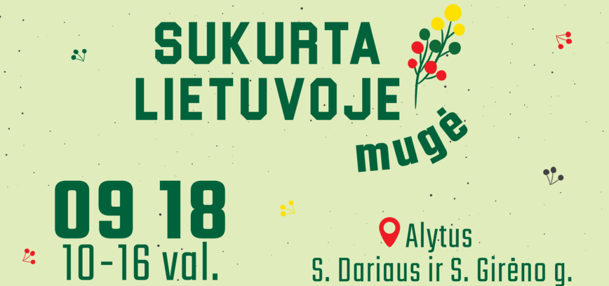 Mugė "Sukurta Lietuvoje"