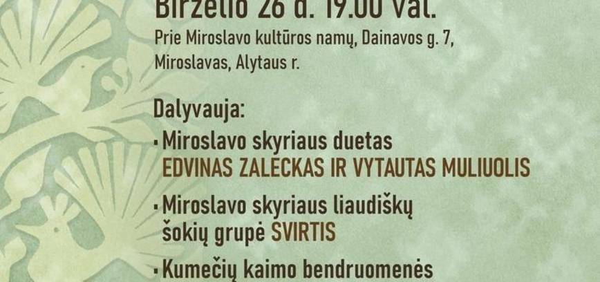  ,,Nupinsim dainų pynę''