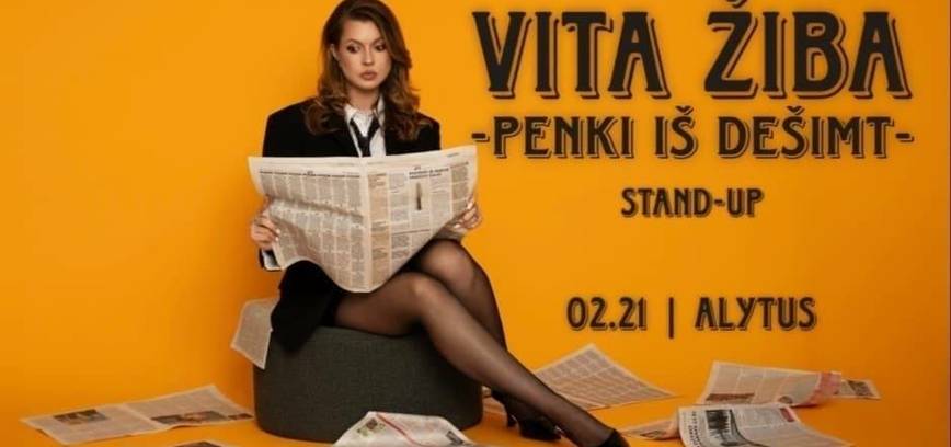 VITA ŽIBA STAND-UP „5 iš 10“
