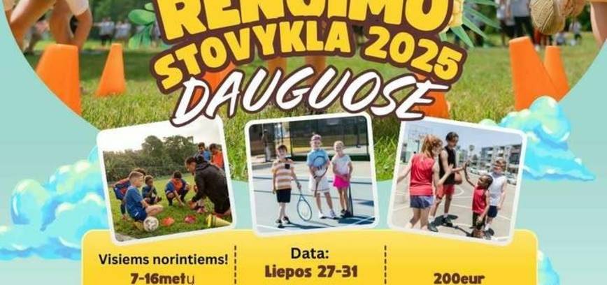Atletinio rengimo stovykla Dauguose