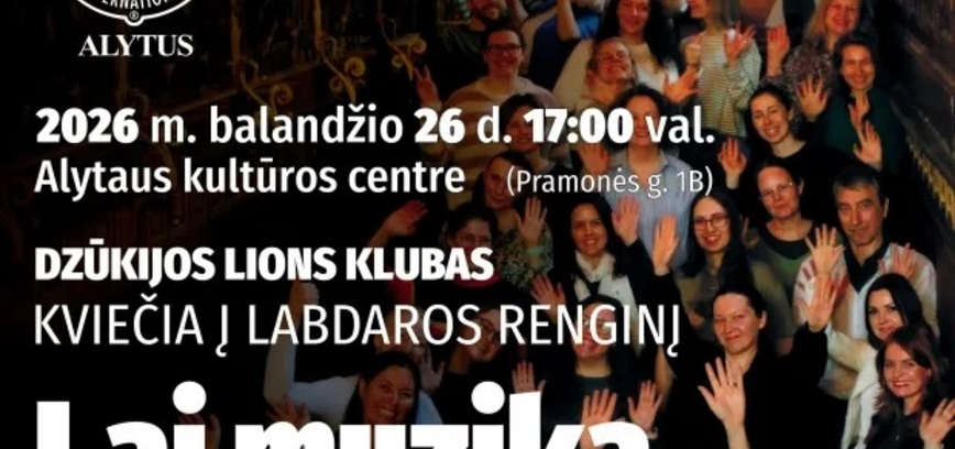 Dzūkijos LIONS klubo labdaros renginys