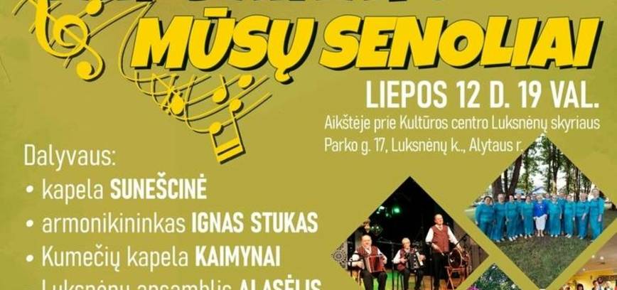 Kaimo muzikantų šventė „Taip dainavo mūsų senoliai“