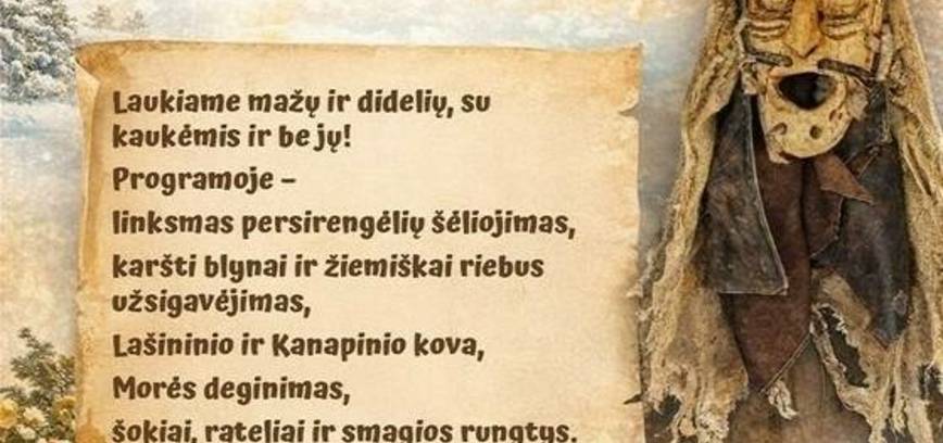 Užgavėnių šėlionės Nemunaityje