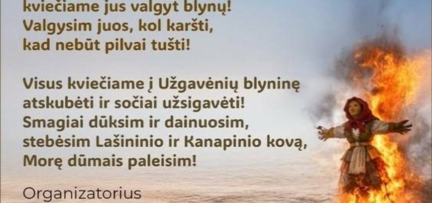 Užgavėnių blyninė Punioje