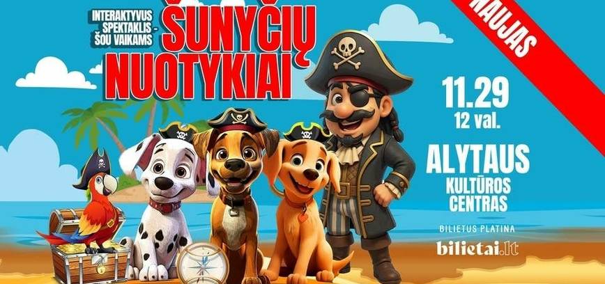 Interaktyvus spektaklis vaikams  ''Šunyčių nuotykiai''