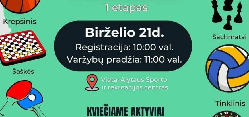 Alytaus miesto savivaldybės seniūnijų sporto žaidynes!