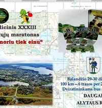 XXXIII PĖSČIŲJŲ MARATONAS "KIEK NORIU TIEK EINU"