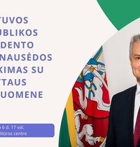 Alytaus miesto gyventojų susitikimas su Lietuvos Respublikos Prezidentu Gintanu Nausėda