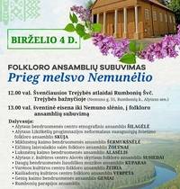 Performance of folklore ensembles "Close to Blue Nemunėlis"