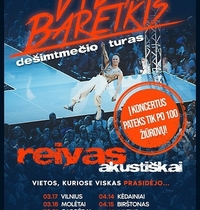 Концерт "ВИДАС БАРЕЙКИС. РЕЙВ - АКУСТИКА"