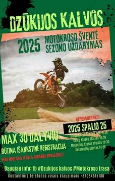 2025 Motokroso šventė- sezono uždarymas