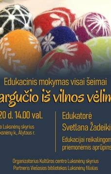 Margučio iš vilnos vėlimas