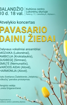 Pavasario dainų žiedai