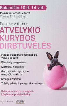 Atvelykio kūrybos dirbtuvėlės
